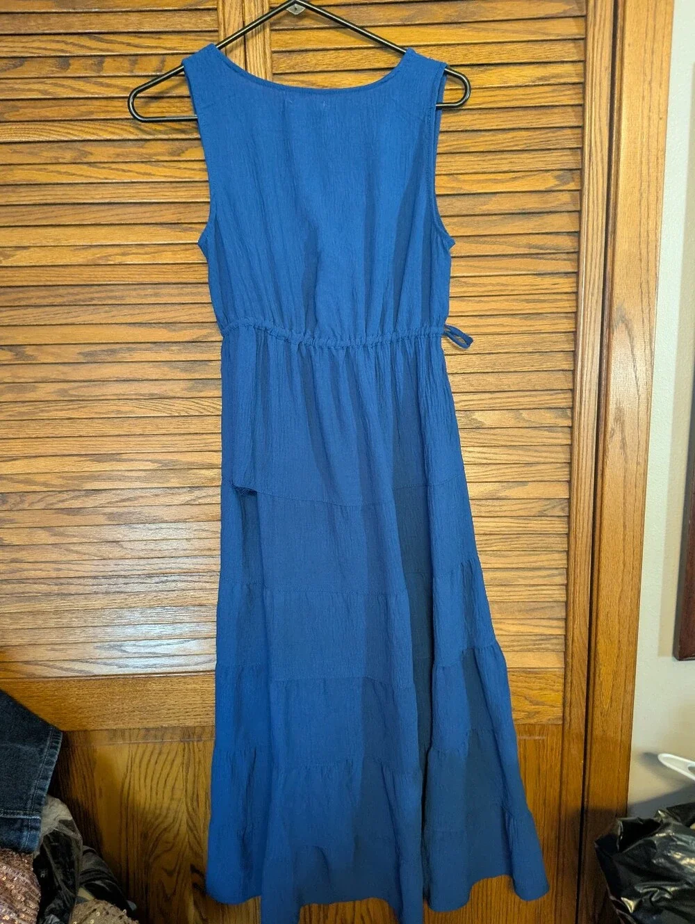 Max Studio New Royal Blue Maxi Dress Sleeveless Women's Size Small